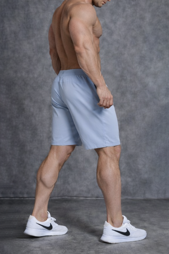 9" Side Cut Training Athletic Shorts - Storm Blue