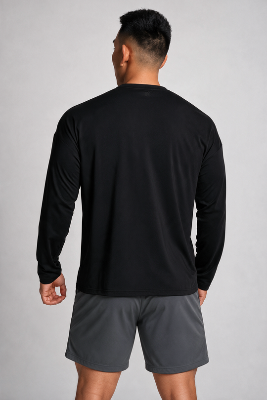 Base Performance Long Sleeve T-Shirt - Black