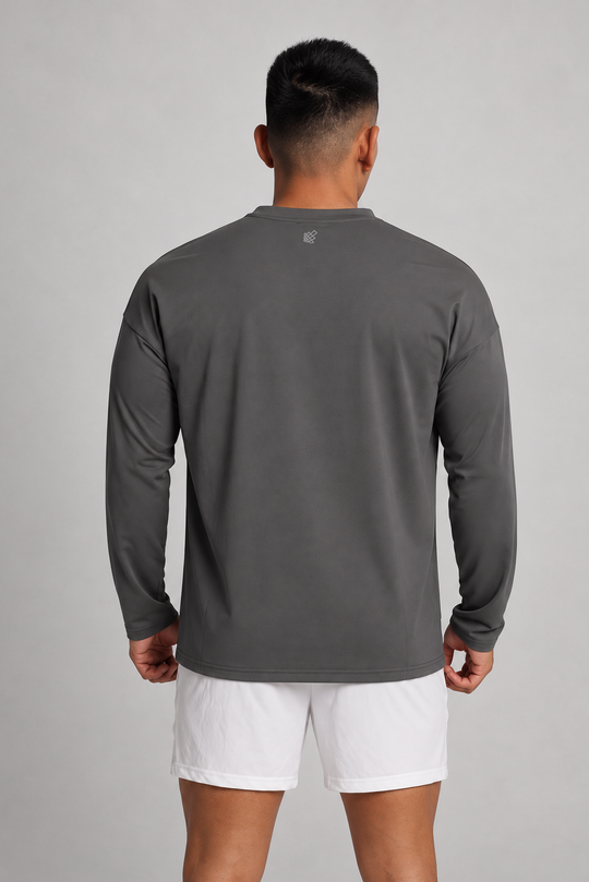 Base Performance Long Sleeve T-Shirt - Dark Gray