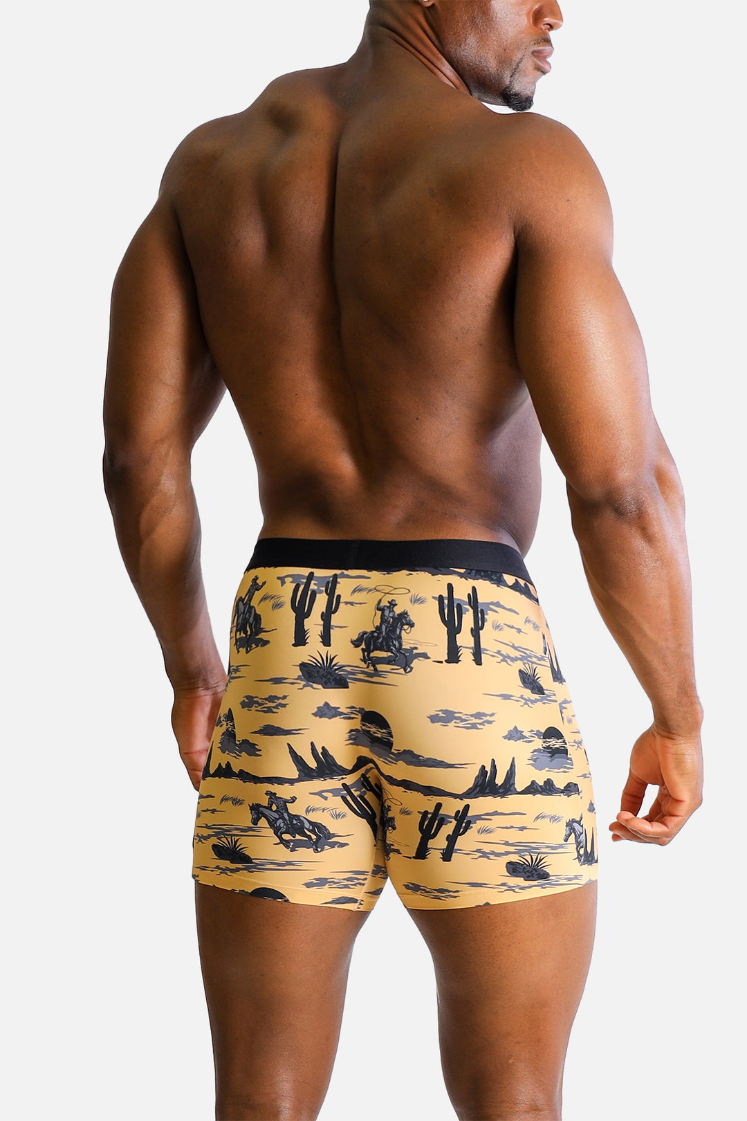 Men's Boxer Briefs - Wild West