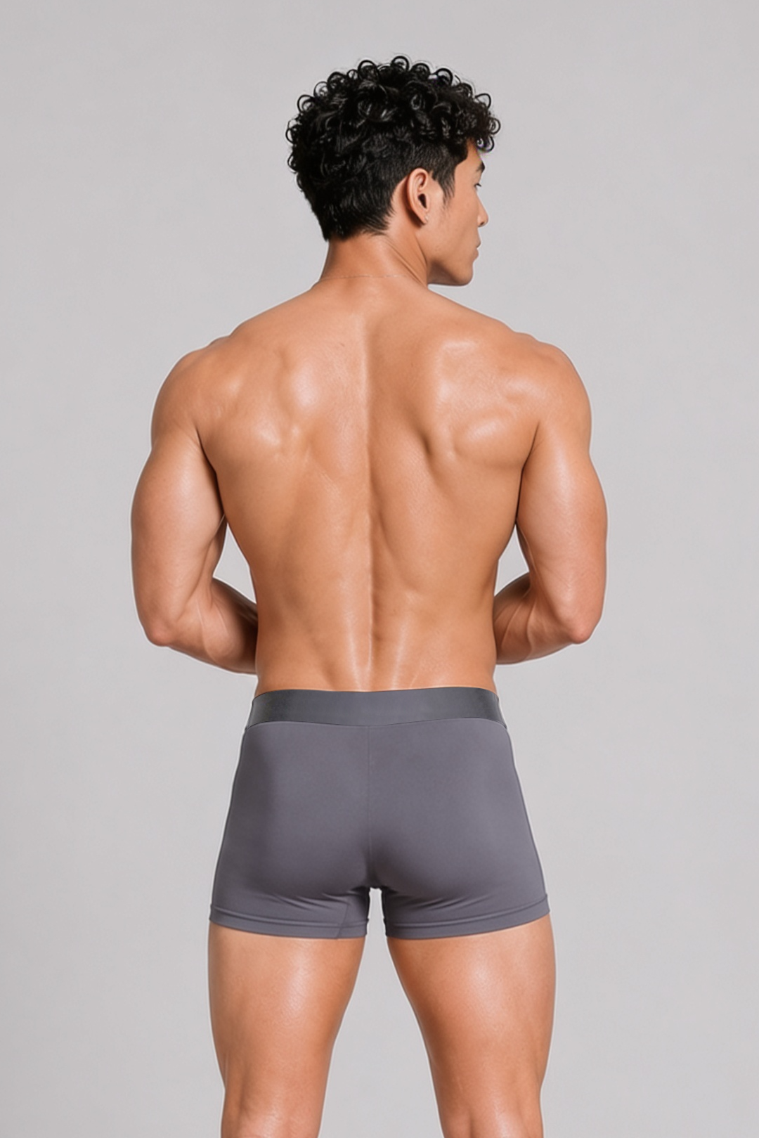 Men's Soft Modal Boxer Briefs - Storm Gray