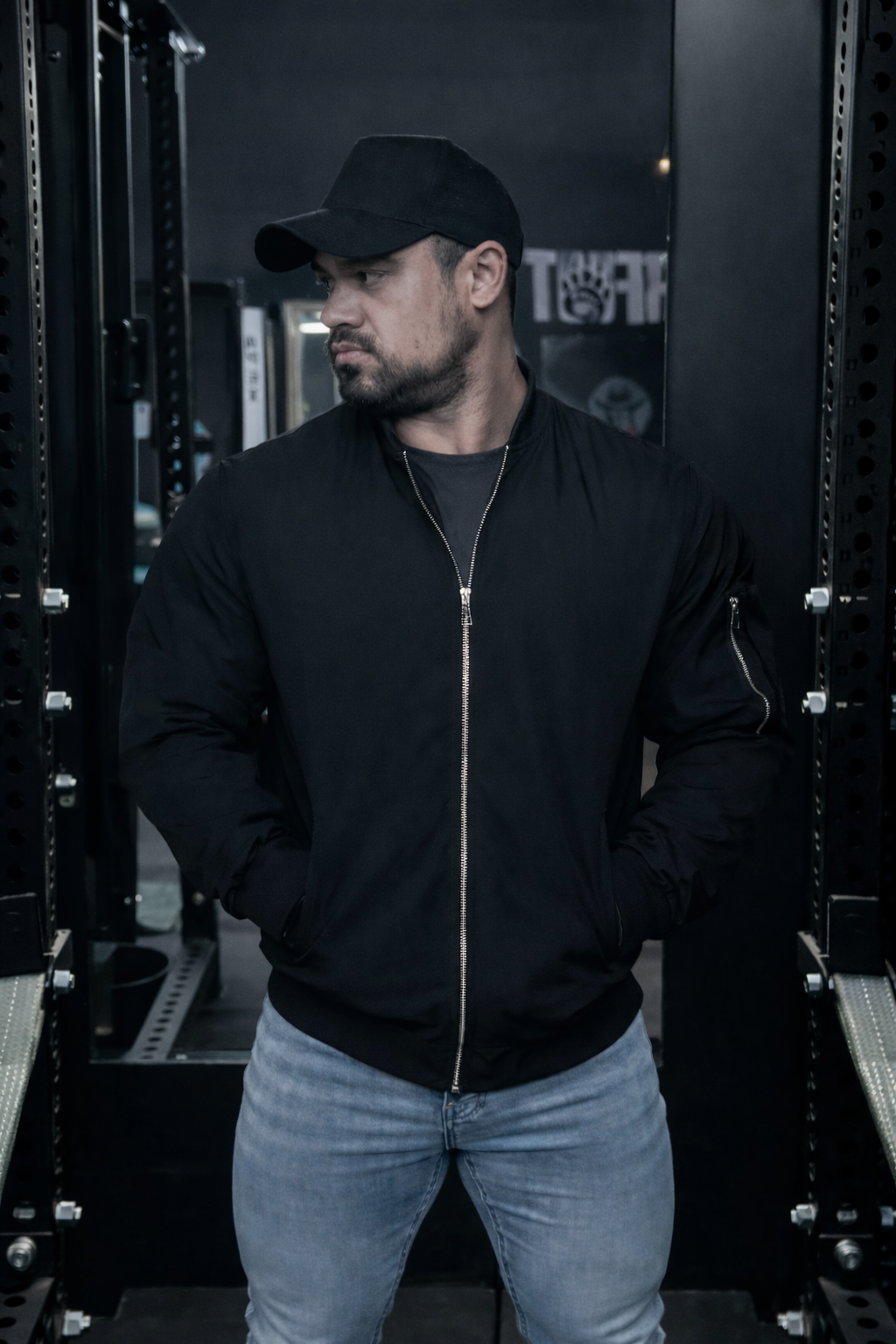 Northbound Water Resistant Bomber Jacket - Black