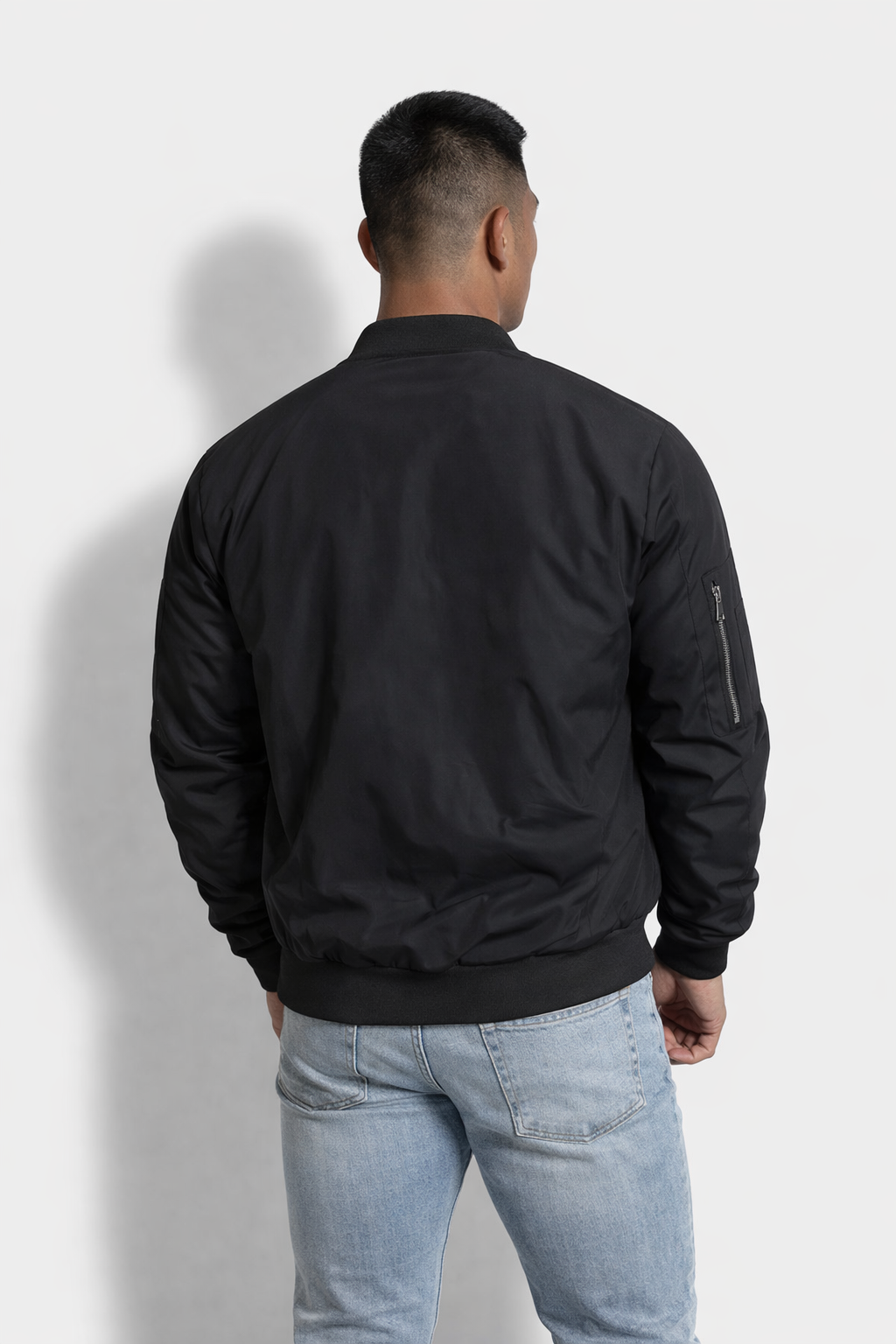 Men's Premium Bomber Jacket - Black – Jed North
