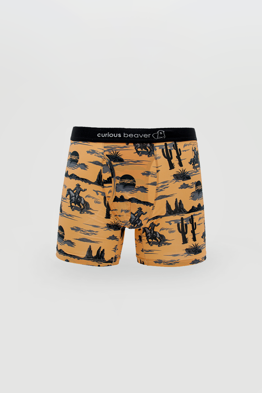 Men's Boxer Briefs - Wild West