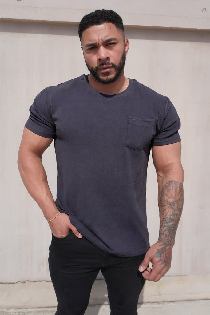 Classic Premium Pocket T-Shirt - Dark Gray – Jed North