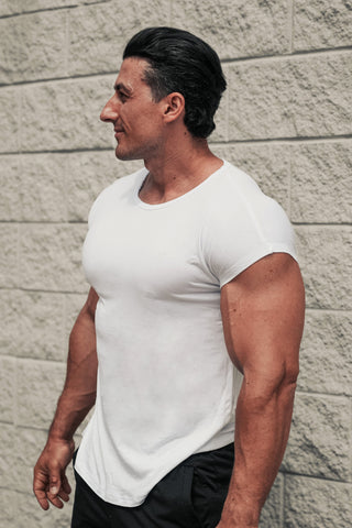 Evolve Cap Sleeve Muscle T-Shirt 2.0 - White