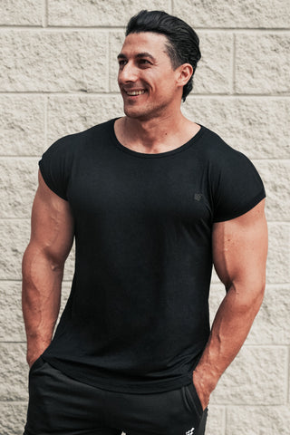 Evolve Cap Sleeve Muscle T-Shirt 2.0 - Black