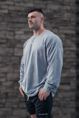 Energy Oversized Long Sleeve T-Shirt 2.0 - Arctic Blue