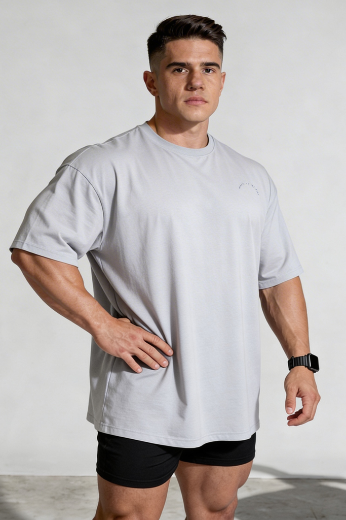 Energy Oversized T-Shirt - Gray Menace to Ordinary – Jed North