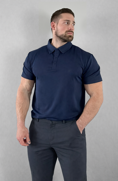 トップス CDG HOMME Tanaka Knit Polo Shirt Navy L Fast-Dry Polo T-Shirt - Navy – Jed North