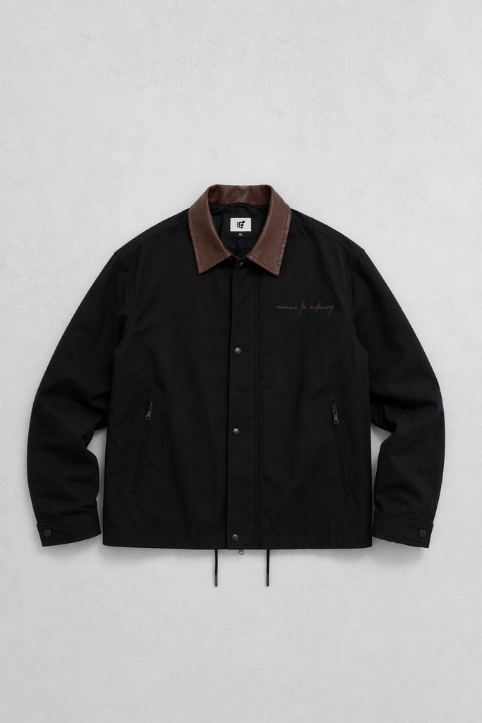 Retro Oversized Canvas Jacket - Black – Jed North