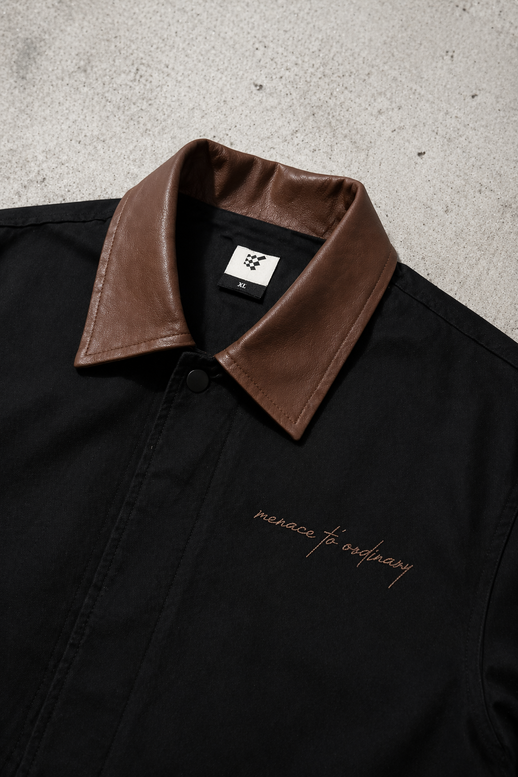 Retro Oversized Canvas Jacket - Black – Jed North