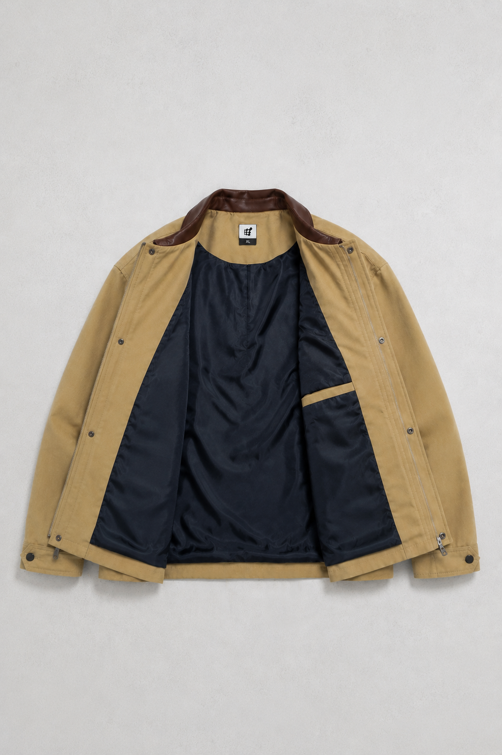 Retro Oversized Canvas Jacket - Khaki – Jed North