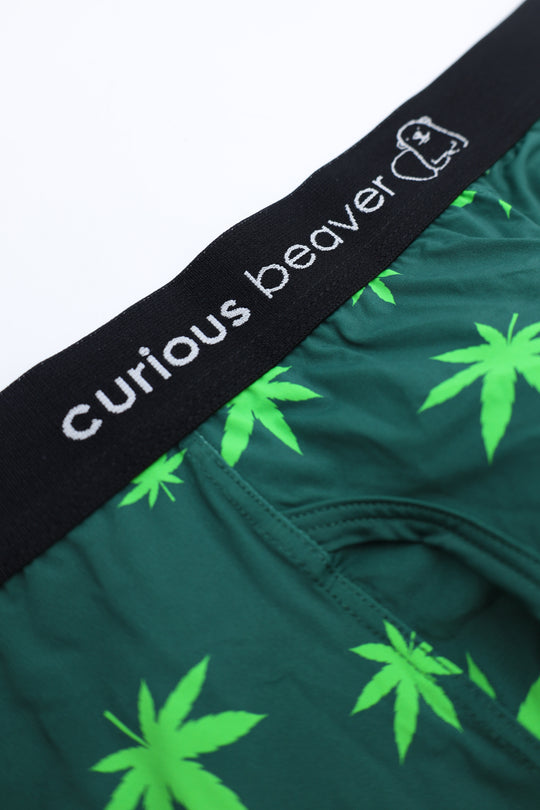 Men's Boxer Briefs - Weed