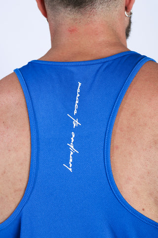 Fast-Dry Bodybuilding Workout Stringer - Royal Blue