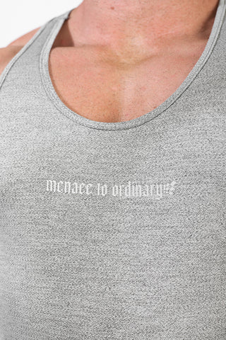 Performance Max Bodybuilding Stringer  - Heather Grey