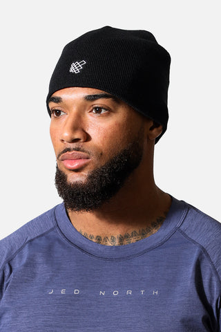 Premium Knit Beanie - Jet Black