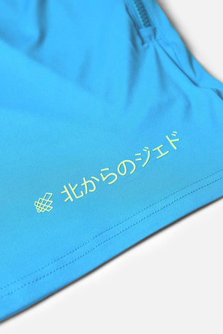 Agile Bodybuilding 4'' Shorts w Zipper Pockets - Japanese Blue
