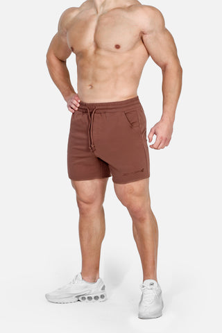 Motion 5'' Varsity Sweat Shorts - Dark Brown