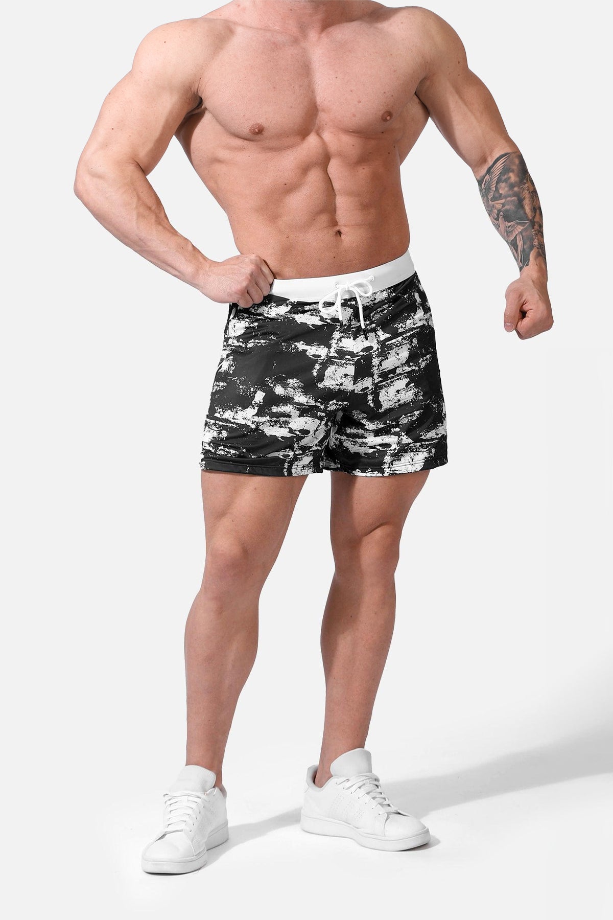 Ace Graphic Casual 5" Shorts 2.0 - Black Brush