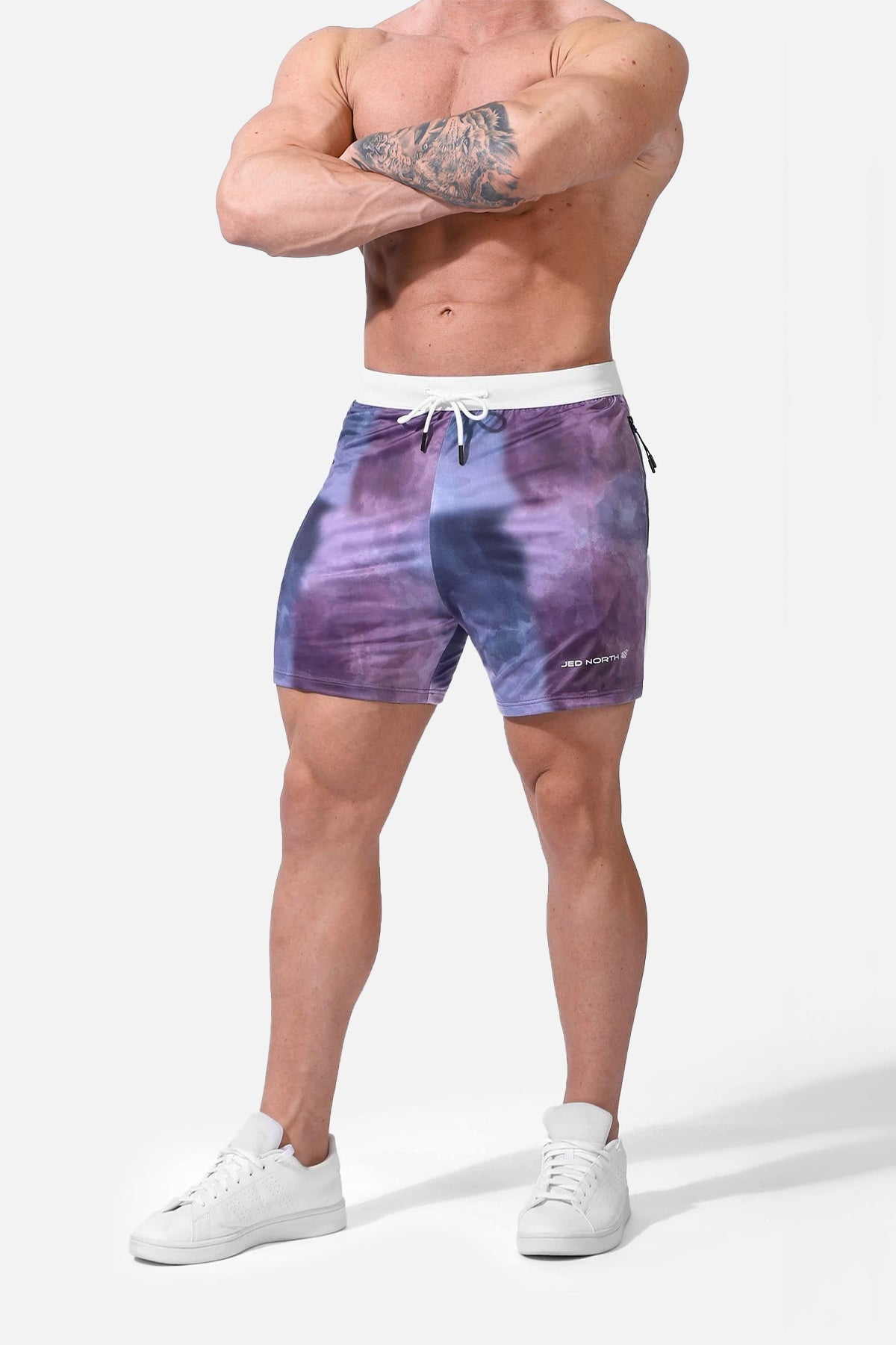 Ace Graphic Casual 5" Shorts 2.0 - Purple Smoke