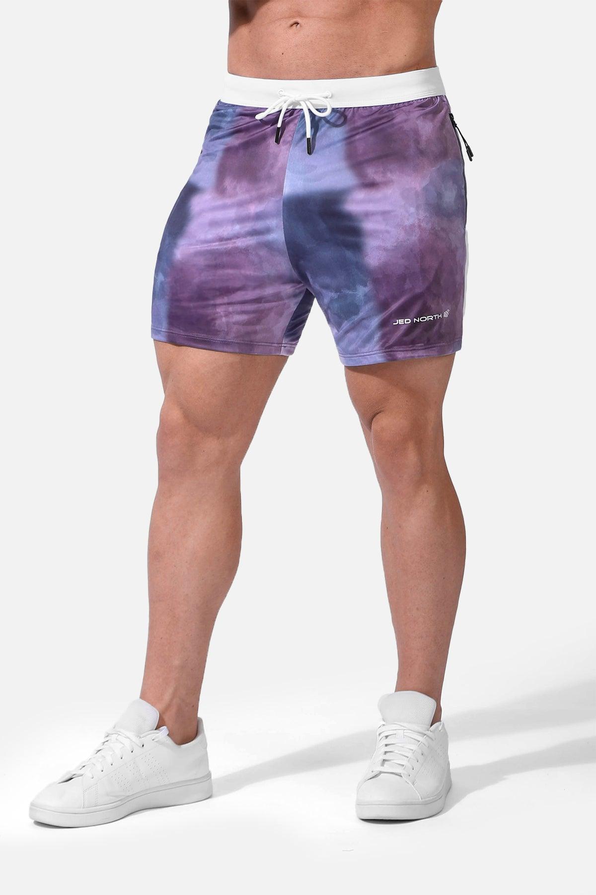 Ace Graphic Casual 5" Shorts 2.0 - Purple Smoke - Jed North
