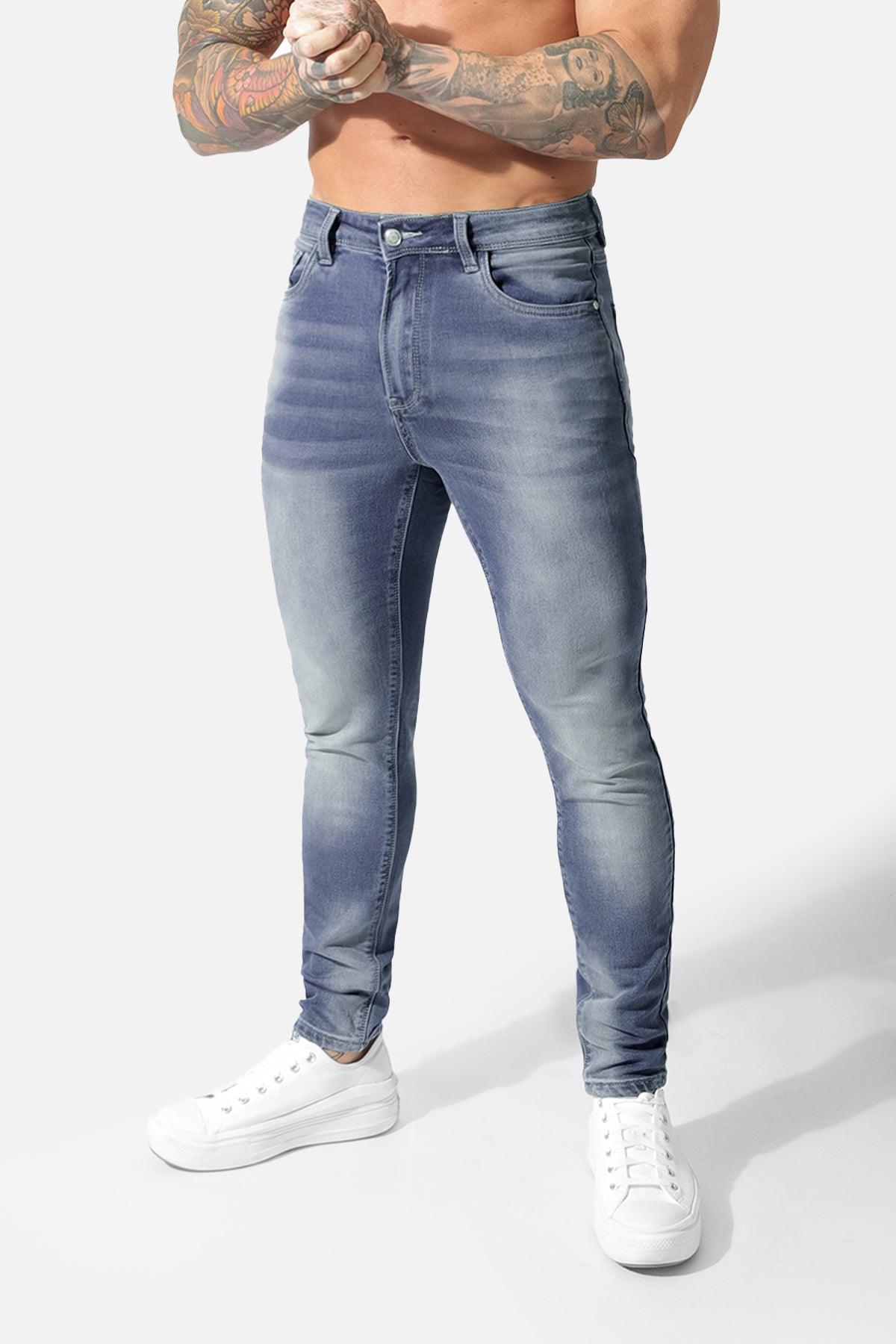 Skinny Stretch Tight Stretchy Jeans Men's Premium Fitted Stretchy