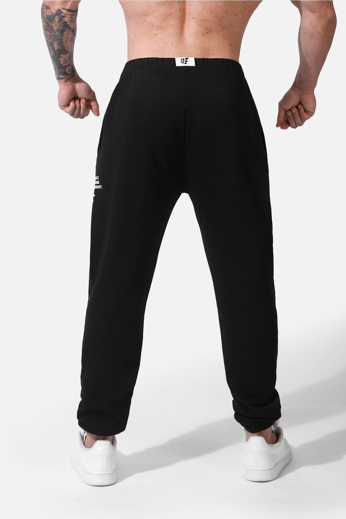 All Or Nothing French Terry Joggers - Black - Jed North