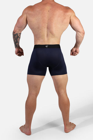 Men's Mesh Athletic Boxers 2-Pack - Black and Navy