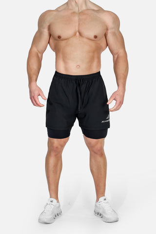 Men's 2-In-1 Active 5" Training Shorts 2.0 - Charcoal