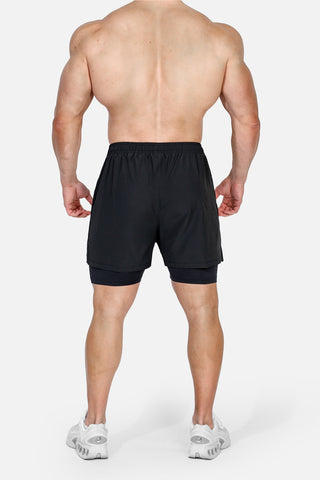 Men's 2-In-1 Active 5" Training Shorts 2.0 - Charcoal