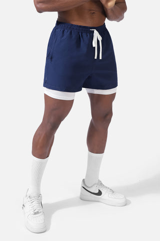 Men's 2-In-1 Active 5" Training Shorts 2.0 - Navy