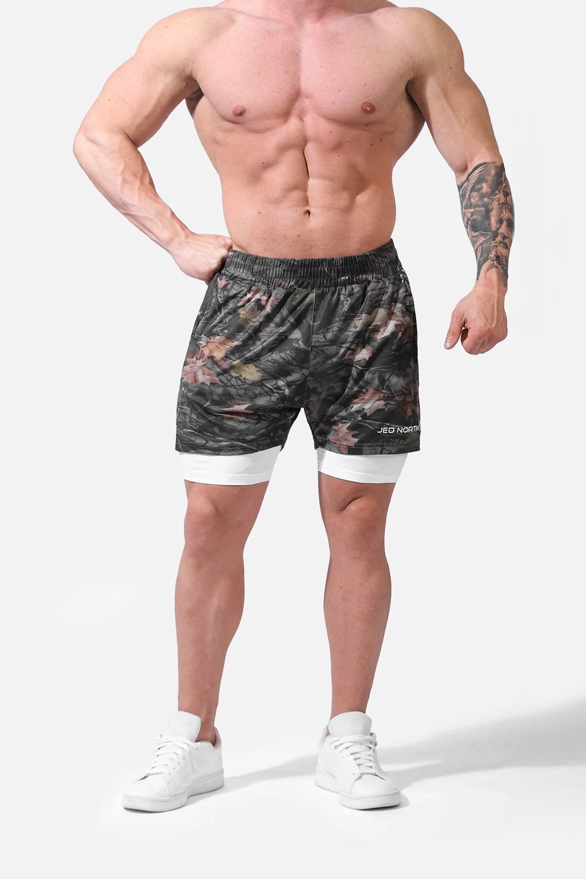 Pro 2-in-1 Active 7" Training Shorts - Cajun Camo