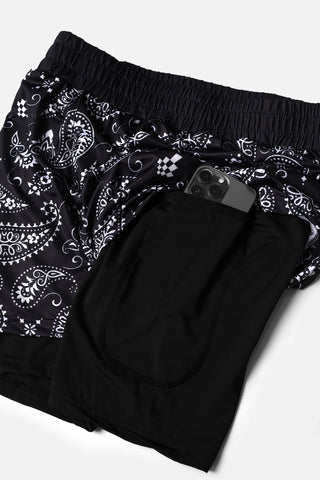 Pro 2-in-1 Active 7" Training Shorts - Paisley