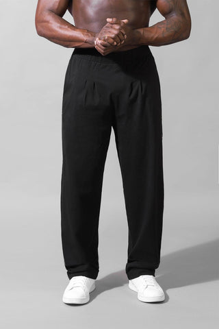 Retro Oversize Bodybuilding Pants - Black - Jed North
