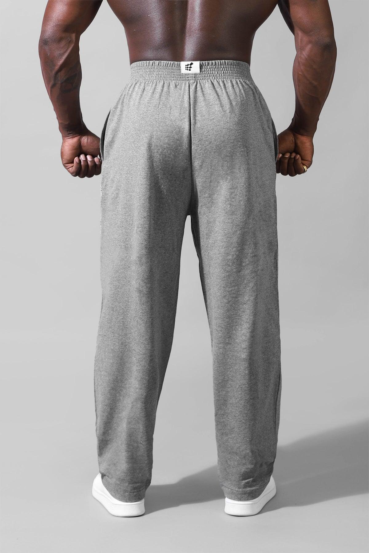 Retro Oversize Bodybuilding Pants - Glacier Gray - Jed North