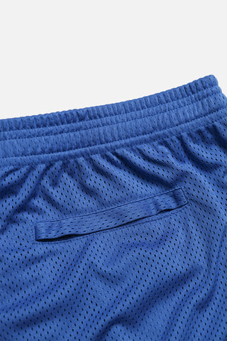 Men's Performance Jersey Mesh 7.5" Gym Shorts - Blue