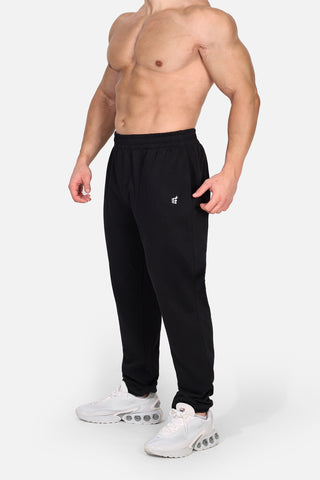 French Terry Athletic Training Joggers - Black