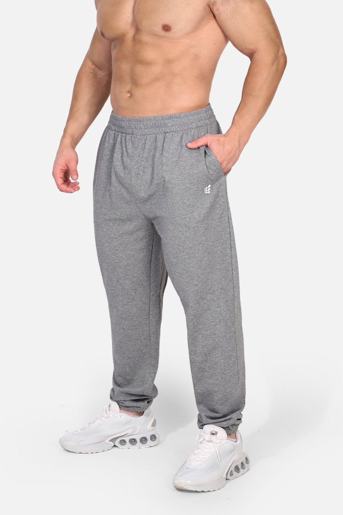 French Terry Athletic Training Joggers - Grey