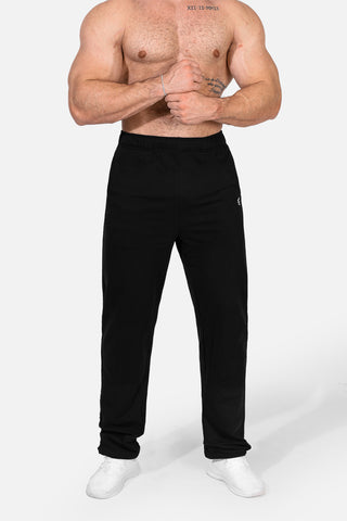 Lax Straight Cut Joggers - Black