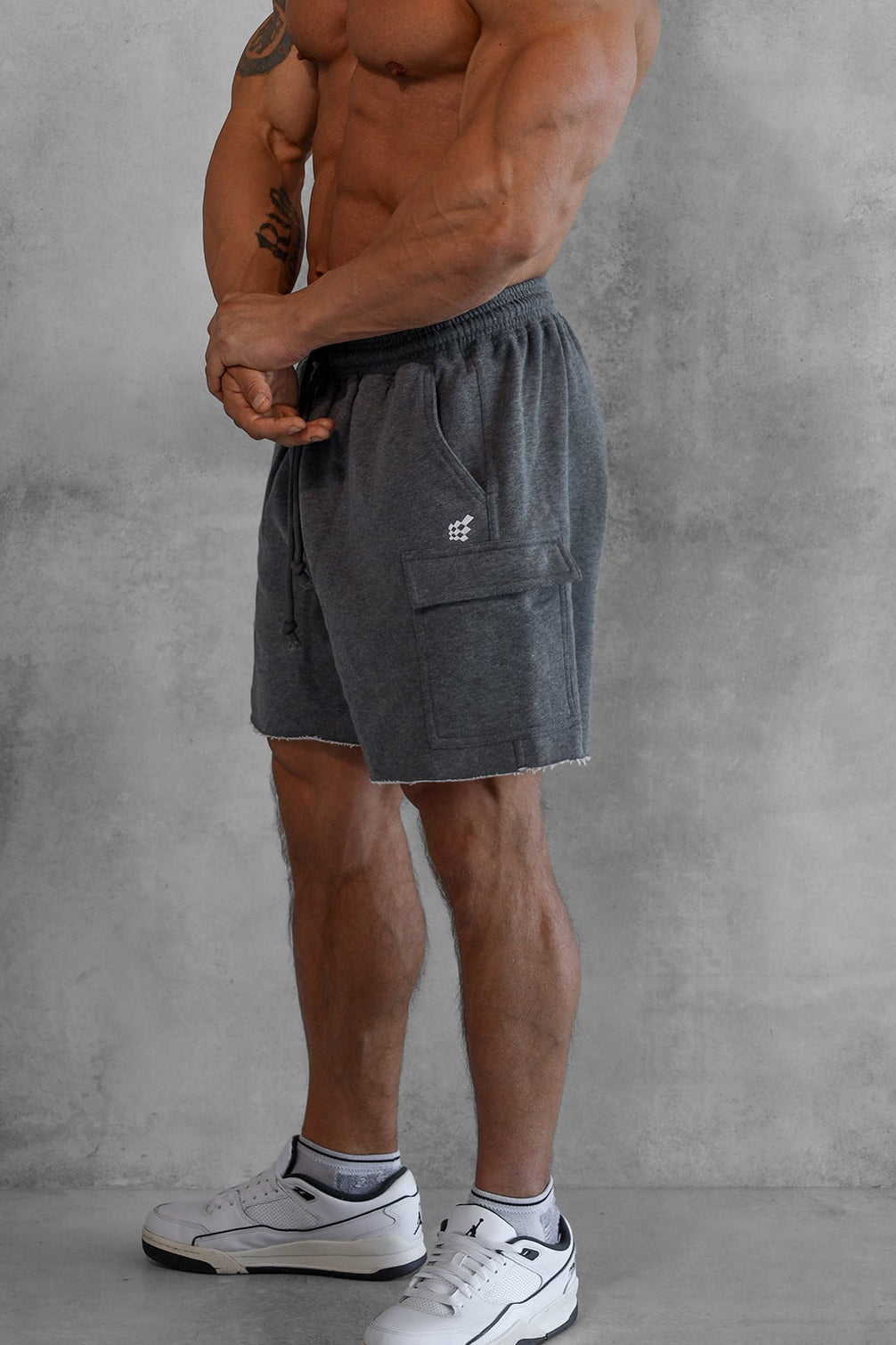 Men's Cargo Sweat Shorts - Dark Gray – Jed North