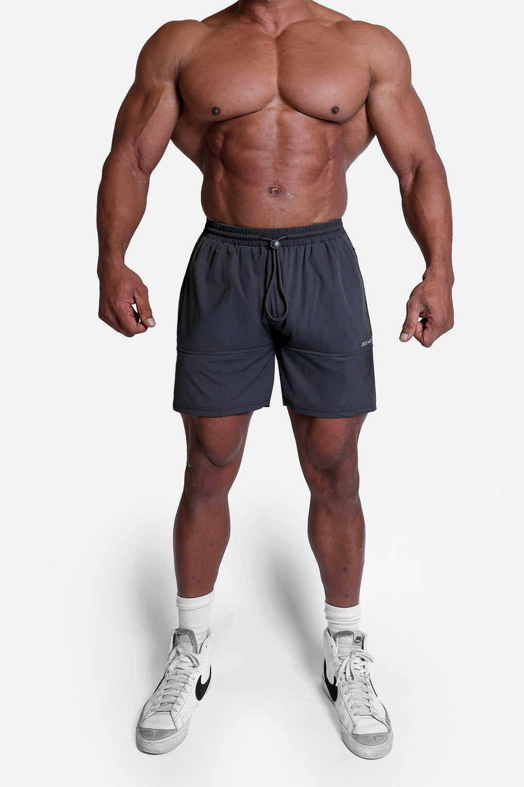 Fortis Zip Pocket Athletic Shorts - Black