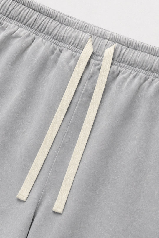 Loose Fit Comfort Joggers - Washed Gray