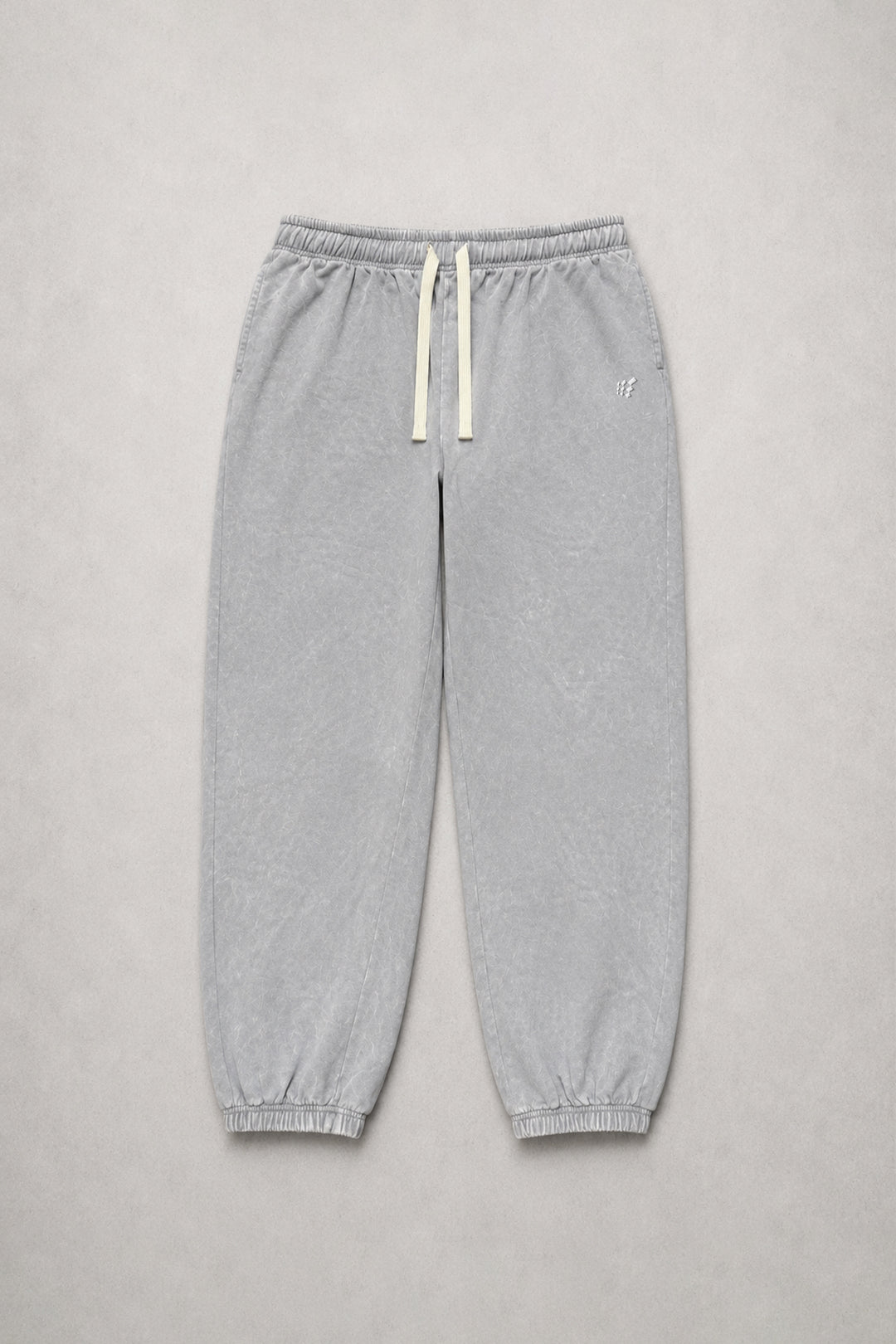 Loose Fit Comfort Joggers - Washed Gray