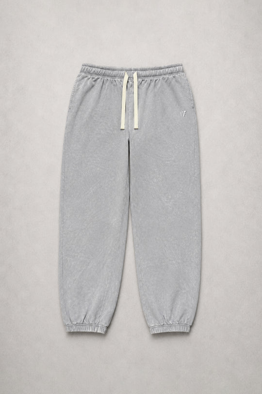 Loose Fit Comfort Joggers - Washed Gray