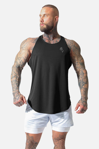 Dri-Fit Bodybuilding Workout Stringer - Charcoal