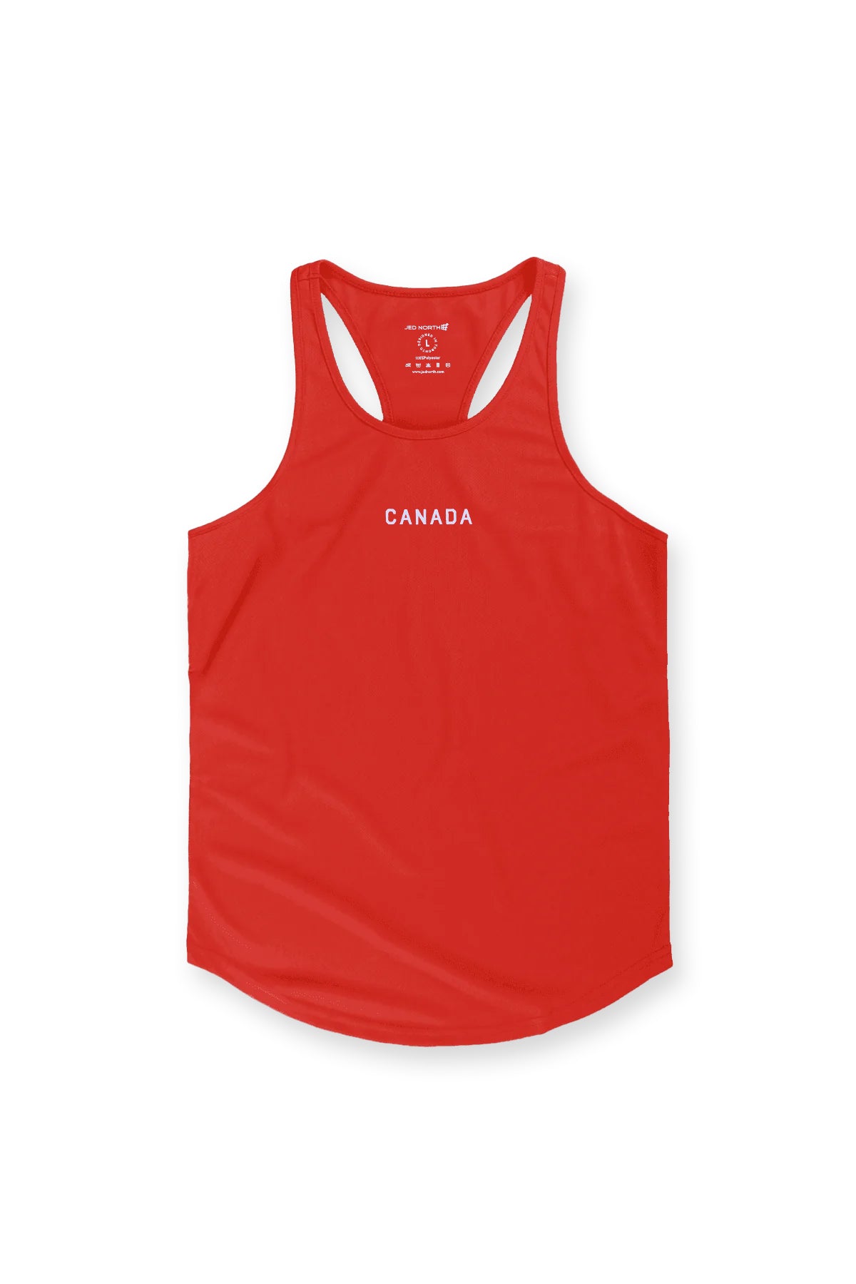 Fast-Dry Bodybuilding Workout Stringer - OH CANADA RED