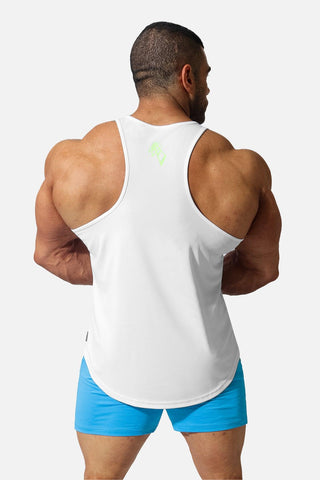 Workout Tank Tops for Men | Bodybuilding & Fitness Gym Wear| Jed North XXXL / White