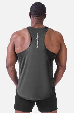 Fast-Dry Bodybuilding Workout Stringer - Charcoal