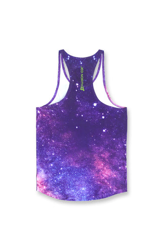 Graphic Muscle Stringer - Purple Galaxy